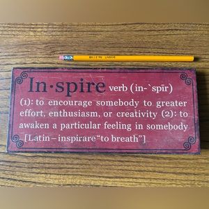 “Inspire” definition box quote